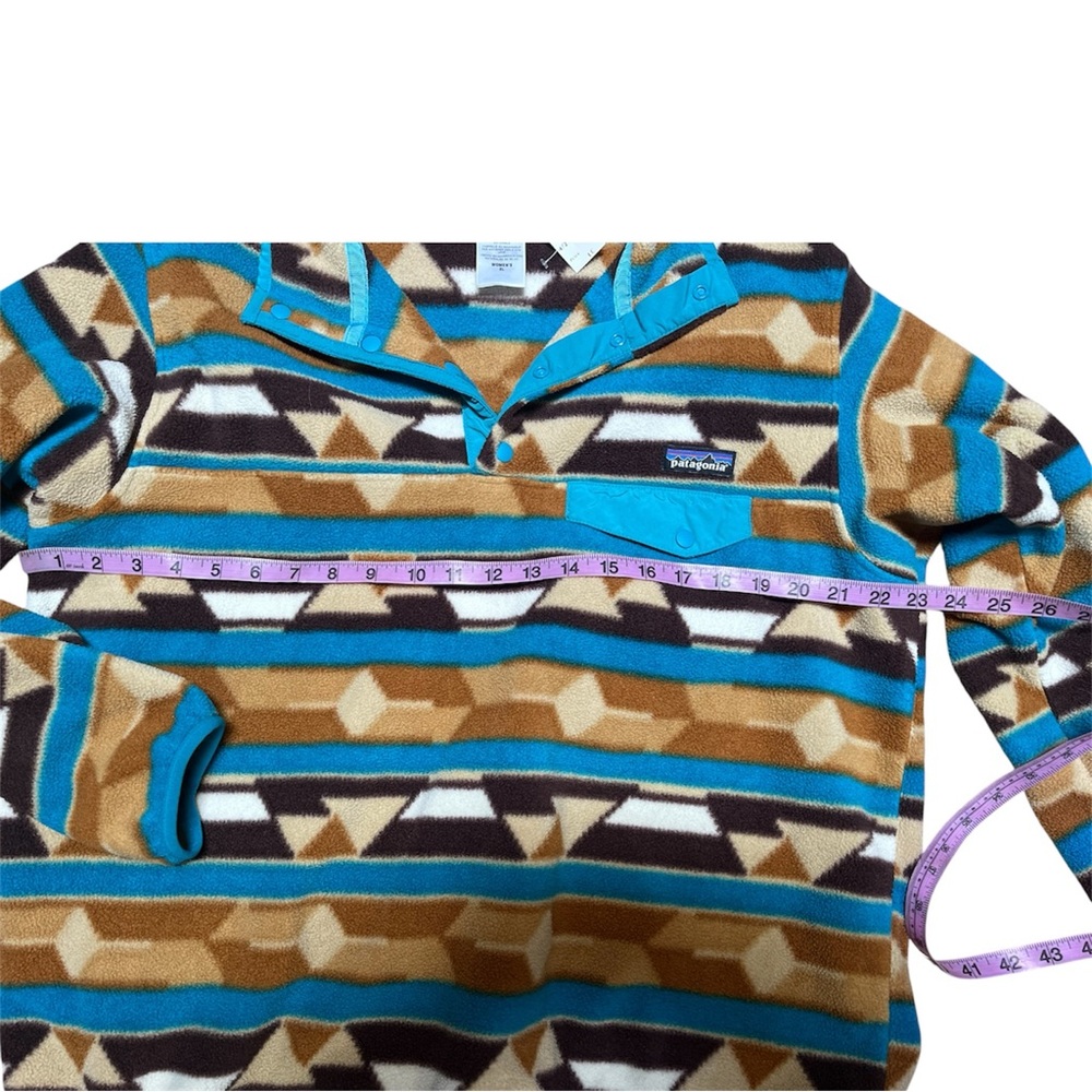 Patagonia Synchilla Snap-T Pullover Fleece Brown XL Women’s - Picture 3 of 8